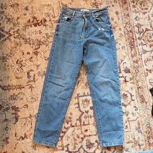 Zara Women's Straight Blue Jeans